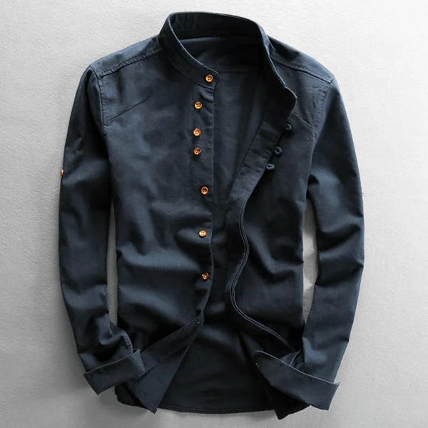 Lyraxs| Aiden Japanese-Style Long Sleeve Shirt