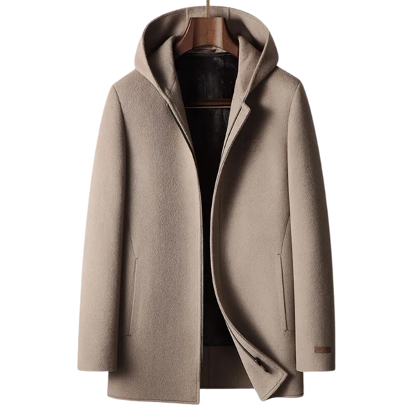 Lyraxs| Men's Woolen Hoodie Coat