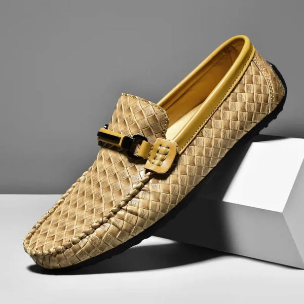 Lyraxs| Alessandro Luxe Woven Loafers