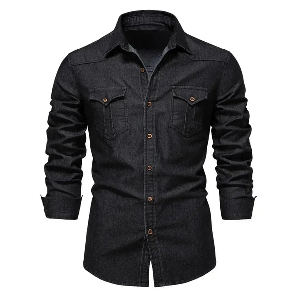 Apollo_Long_Sleeve_Denim_Shirt_Midnight_Black_Front_FlatLay_600x600.jpg