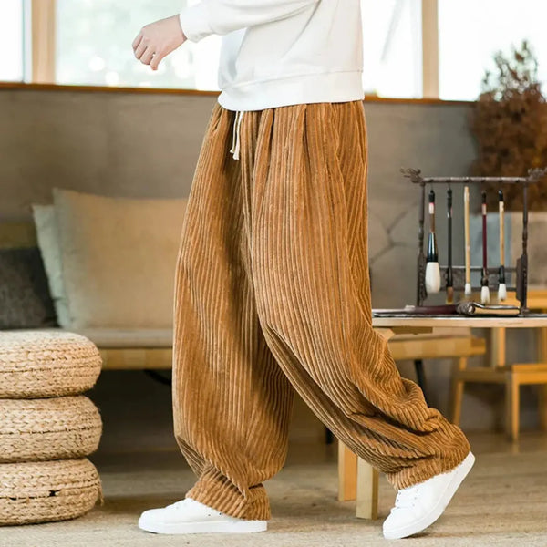 Lyraxs| Arthur Wide-Leg Corduroy Pants