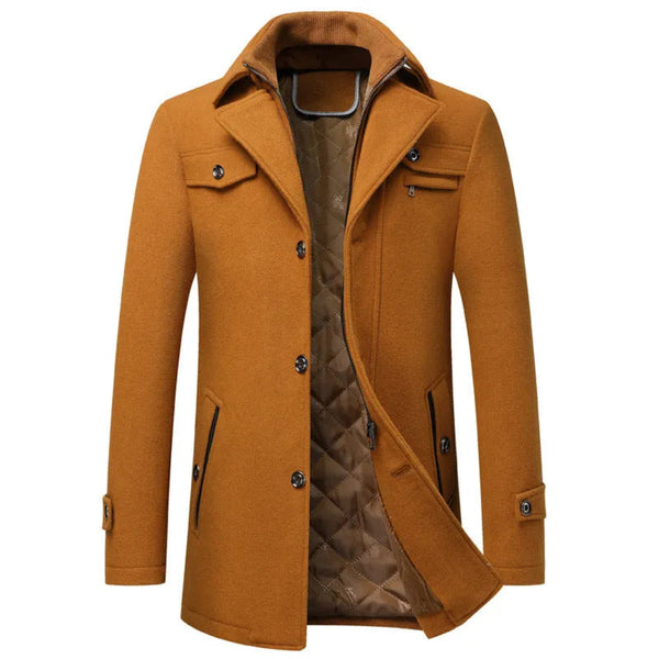 Lyraxs| Camden Quilted Cashmere Overcoat