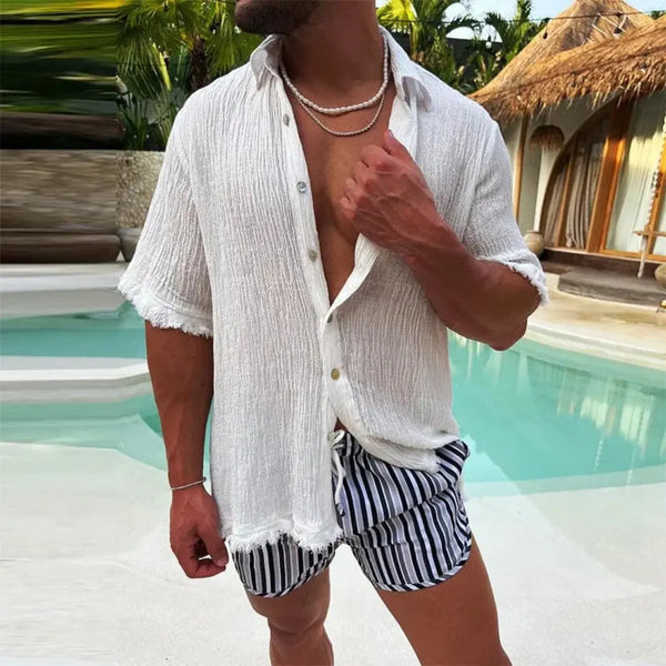 Lyraxs| Carter Relaxed Fit Linen Shirt