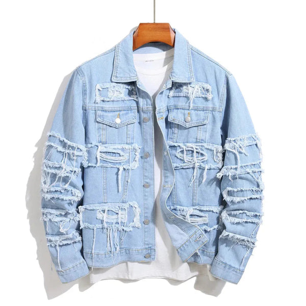 Lyraxs| Charlie Distressed Denim Jacket
