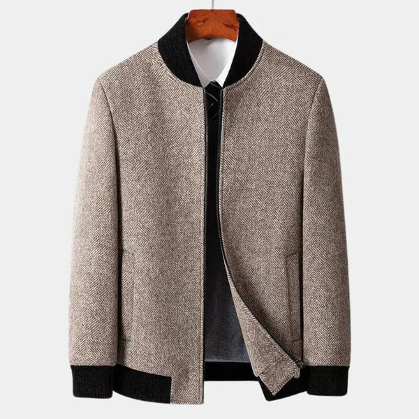 Lyraxs| Harrington Wool Blend Cardigan
