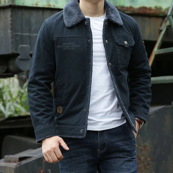 Lyraxs| Harry Fleece-Lined Utility Jacket