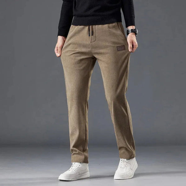 Lyraxs| Jarred Slim Fit Corduroy Drawstring Pants