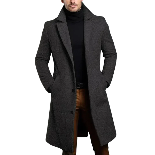 Lyraxs| Brad Tailored Wool-Blend Overcoat