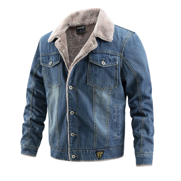 Lyraxs| Jim Sherpa-Lined Denim Jacket