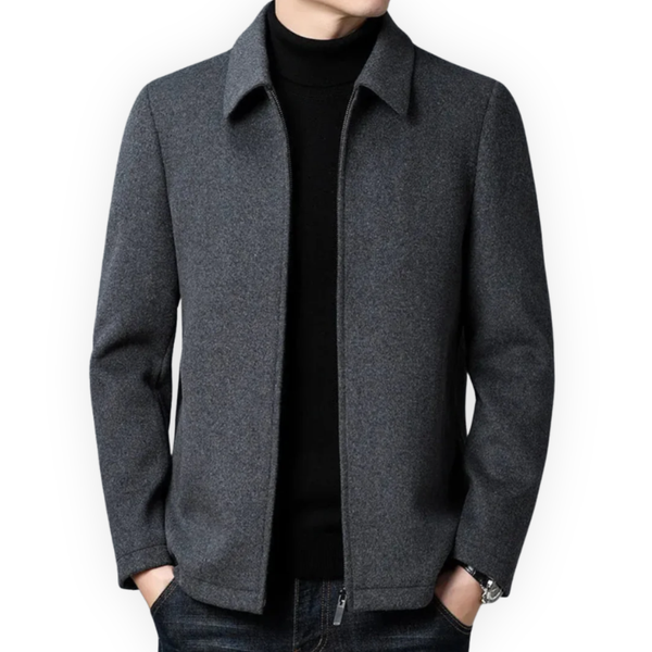 Lyraxs| Men’s Wool Full-Zip Jacket