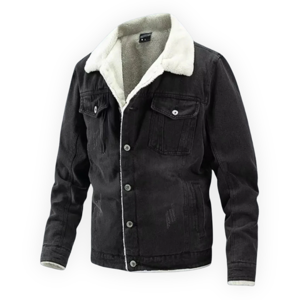 Lyraxs| Scott Fleece-Lined Denim Jacket