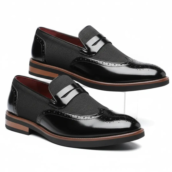 Lyraxs| Winston Brogue Loafers