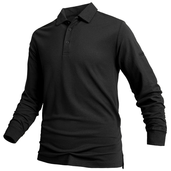 Lyraxs| Men’s Tailored Long Sleeve Polo