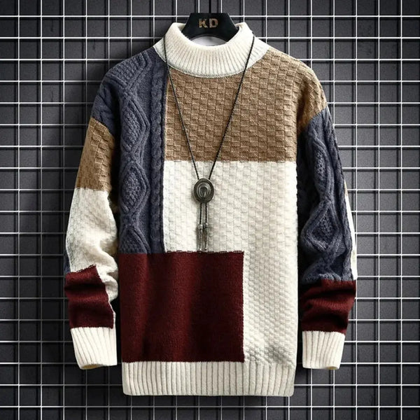 Lyraxs| Luciano Patchwork Sweater