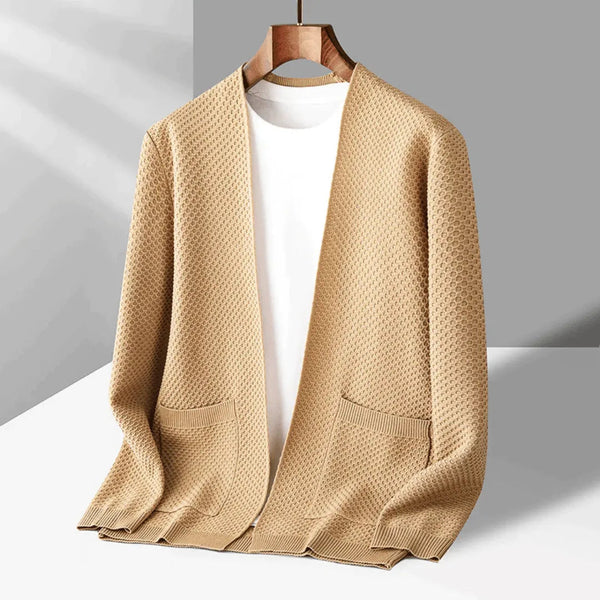 Lyraxs| Mathieu Jacquard Pattern Cardigan