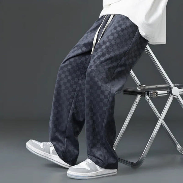 Lyraxs| Maverick Checkered Track Pants