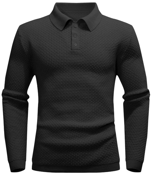 Lyraxs| Men's Minimalist Knit Polo