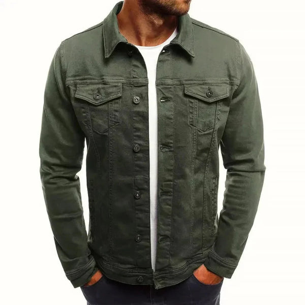 Lyraxs| Men’s Classic Button Denim Jacket