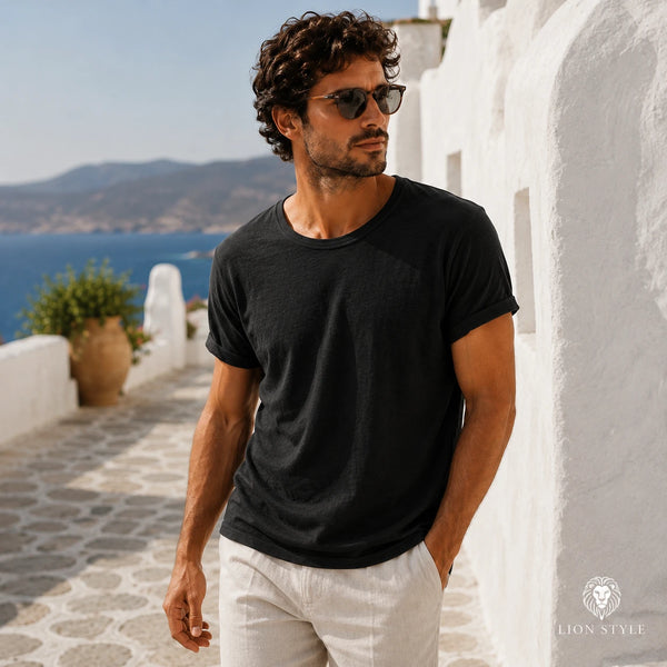Lyraxs| Montana Cotton Relaxed Fit T-Shirt