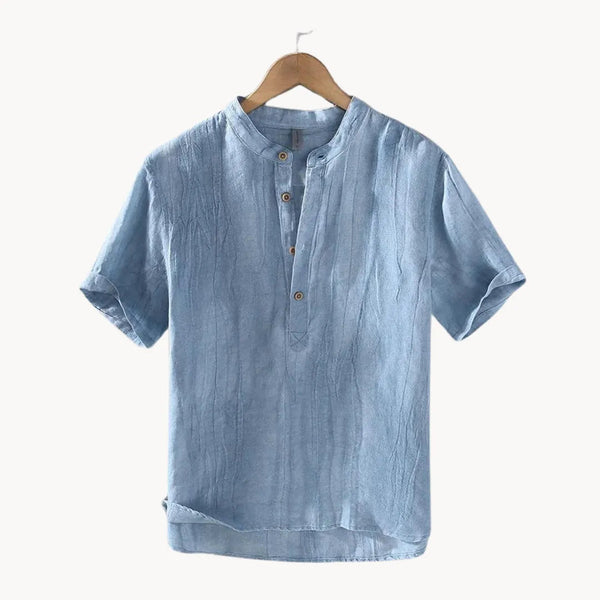 Lyraxs| Nico Classic Button-Up Linen Shirt
