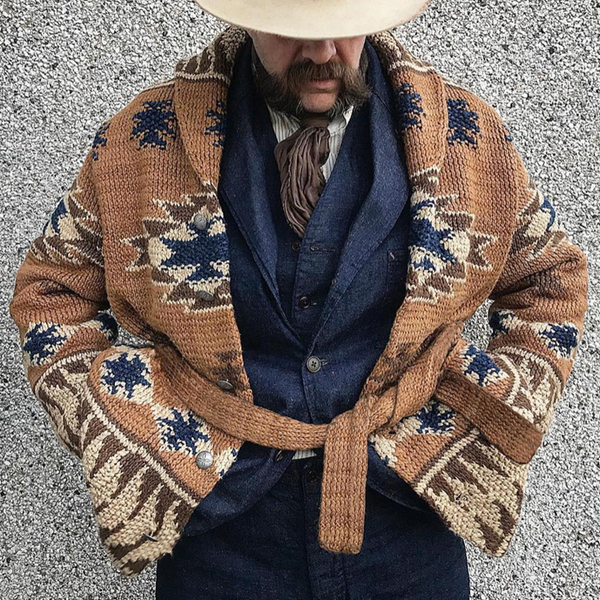 Lyraxs| Outlaw Jacquard Cardigan