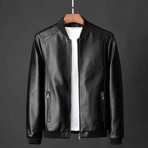 Lyraxs| Paul Classic Faux Leather Jacket