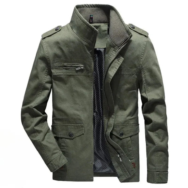 Lyraxs| Paul Zippered Chest Pocket Padded Jacket