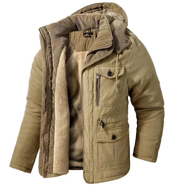 Lyraxs| Dan Removable Hood Insulated Jacket