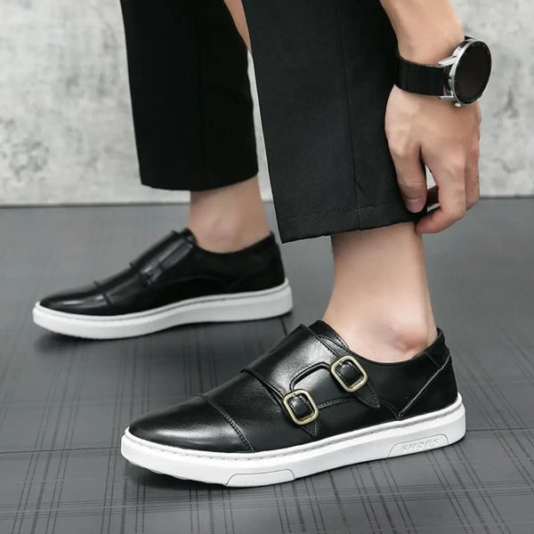 Lyraxs| Theo Dual Monk Loafers