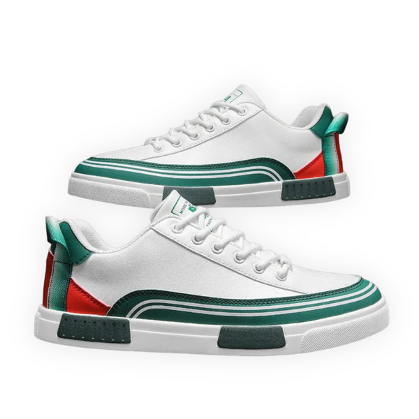 Lyraxs| Tyga Panel Leather Sneakers