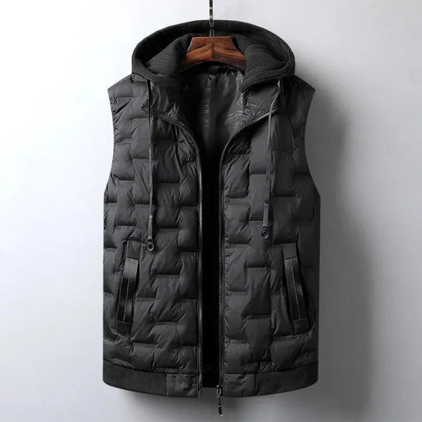 Lyraxs| Victor Detachable Hood Puffer Vest