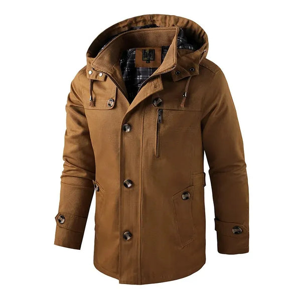Lyraxs| Arlo All-Weather Hooded Padded Jacket